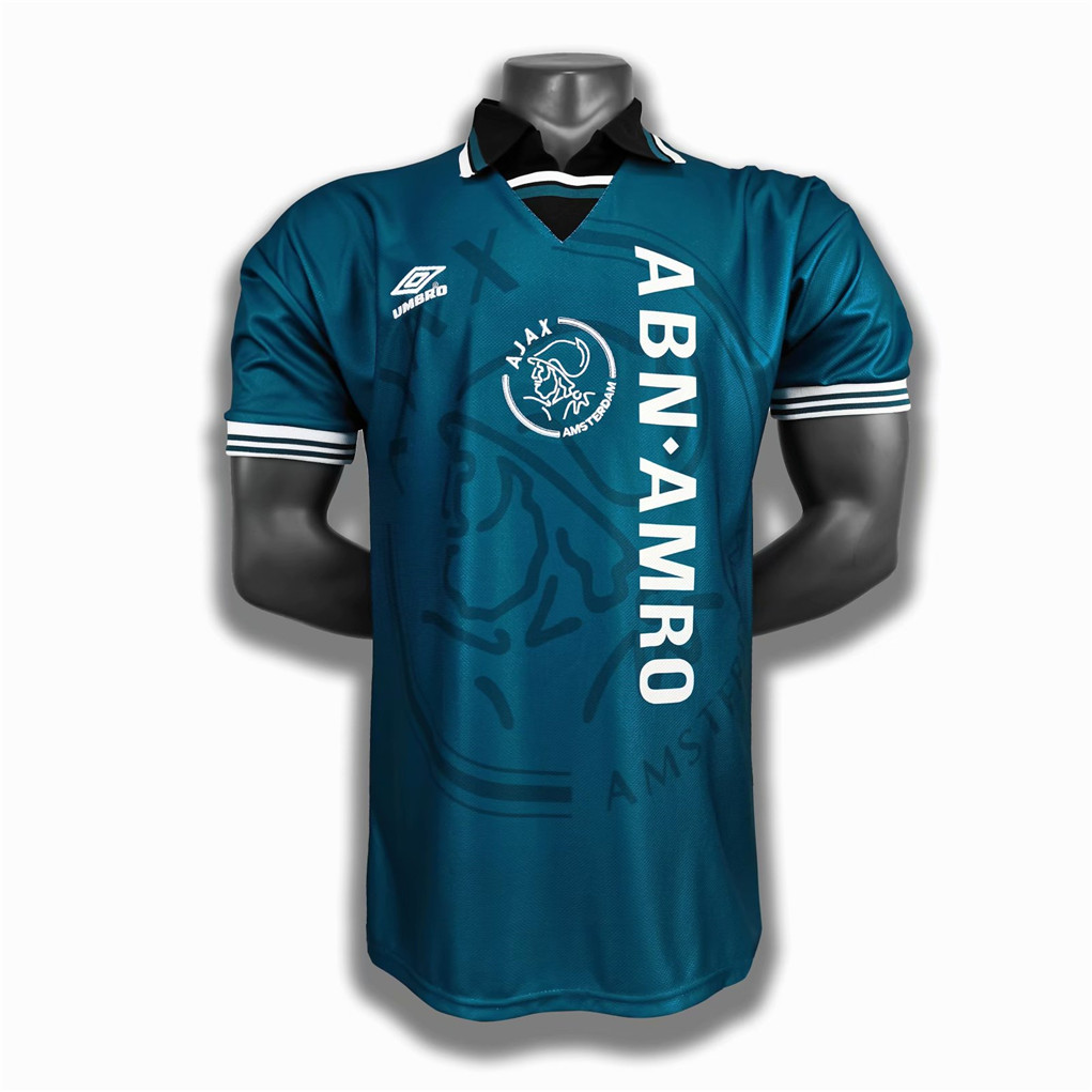 AAA Quality Ajax 94/95 Away Blue Soccer Jersey